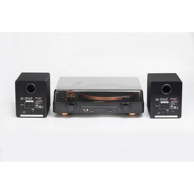 Mitchell Acoustics uStream Groove Turntable & True Wireless Speakers Pair HiFi Package