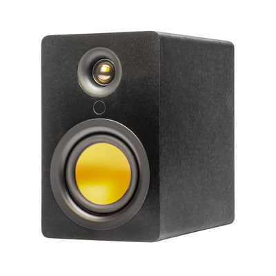 Mitchell Acoustics uStream One Active Stereo Wireless Bookshelf Speakers Pair Black