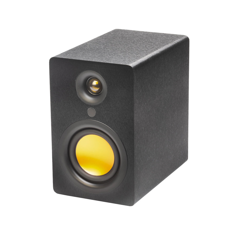 Mitchell Acoustics uStream One Active Stereo Wireless Bookshelf Speakers Pair Black