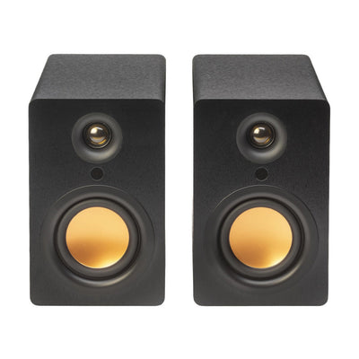 Mitchell Acoustics uStream One Active Stereo Wireless Bookshelf Speakers Pair Black