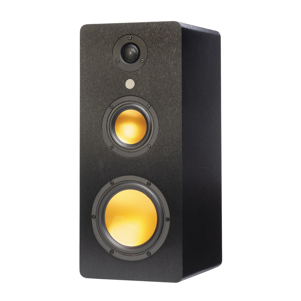 Mitchell Acoustics uStream Three Active Stereo Wireless Bookshelf Speakers Pair Black