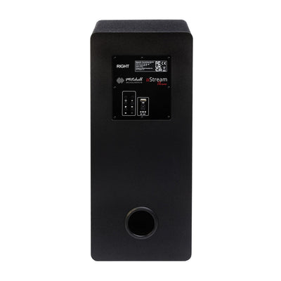 Mitchell Acoustics uStream Three Active Stereo Wireless Bookshelf Speakers Pair Black