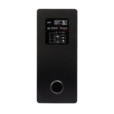 Mitchell Acoustics uStream Three Active Stereo Wireless Bookshelf Speakers Pair Black