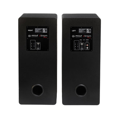 Mitchell Acoustics uStream Three Active Stereo Wireless Bookshelf Speakers Pair Black