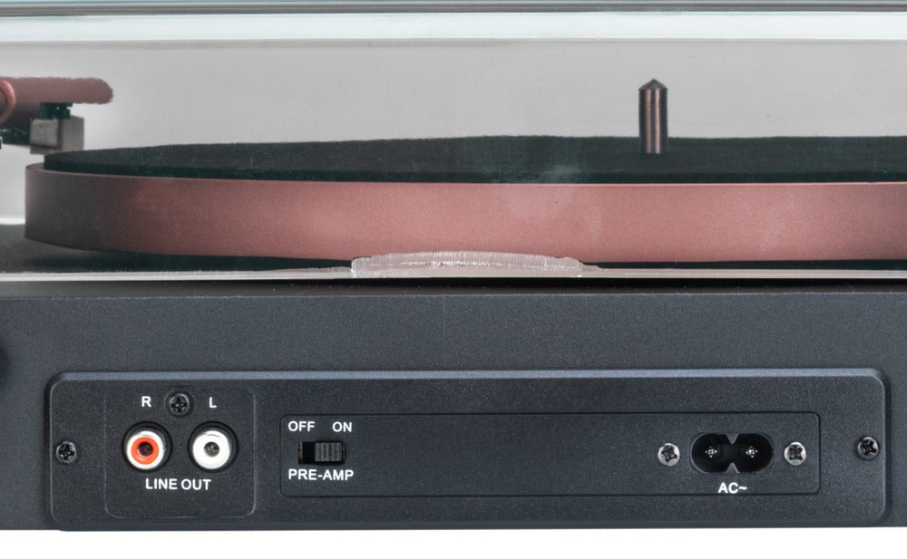 Mitchell Acoustics uStream TT1 Manual Belt-Drive Turntable with Bluetooth & Built-in Phono Pre-amp