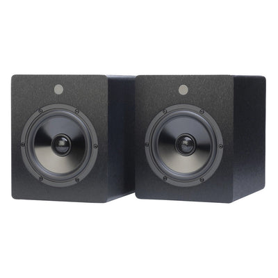Mitchell Acoustics uStream Two Active Stereo Wireless Bookshelf Speakers Pair Black