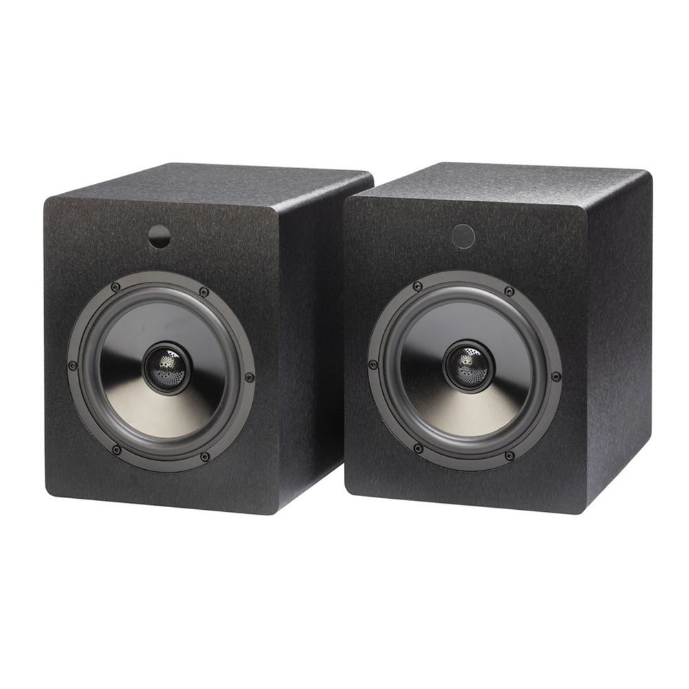 Mitchell Acoustics uStream Two Active Stereo Wireless Bookshelf Speakers Pair Black