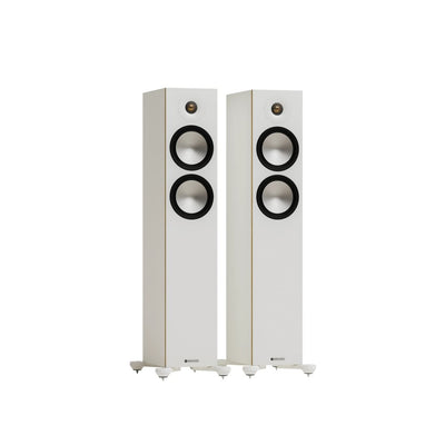 Monitor Audio Bronze 300 7G Floorstanding Speakers Pair White