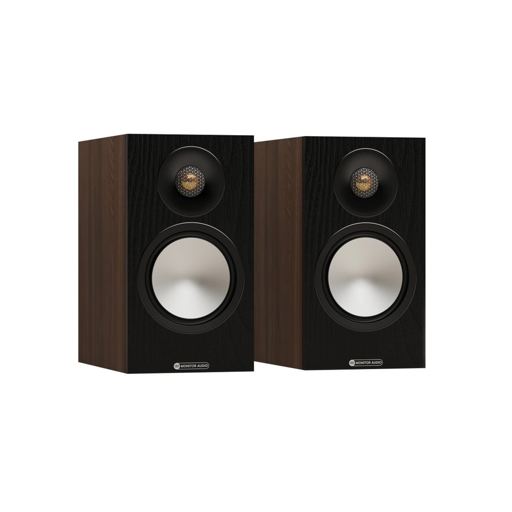 Monitor Audio Bronze 50 and On-Wall 7G 5.1 Home Cinema Speakers Package Walnut