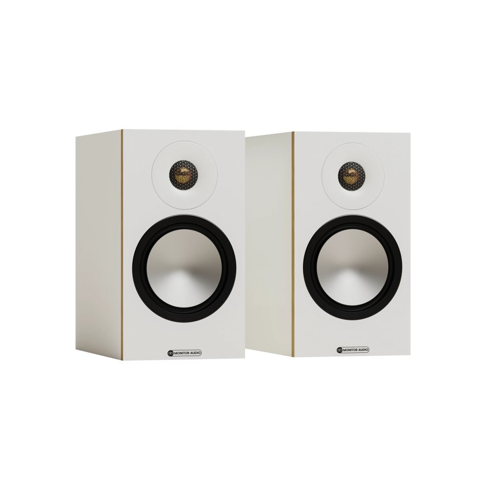 Monitor Audio Bronze 50 7G Two-Way Bookshelf Speakers Pair White