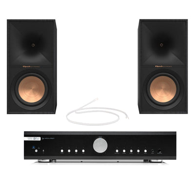 Musical Fidelity B1xi Integrated Amplifier with Klipsch R-60M Bookshelf Speakers Black HiFi Package