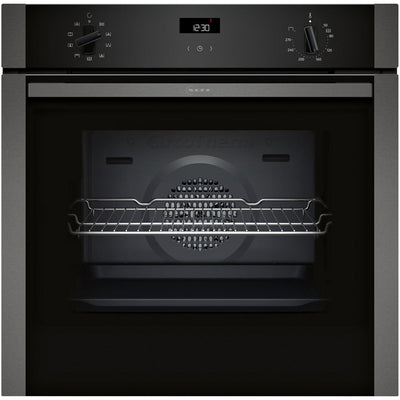Neff B1ACE4AG3B N50 60cm Built in Electric Single Oven Graphite Grey