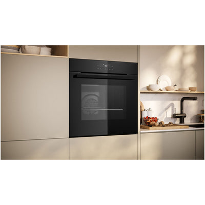 Neff B2CCJ7AK0B N30 60cm Built In Self Cleaning Electric single Oven Black