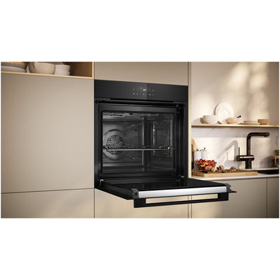 Neff B2CCJ7AK0B N30 60cm Built In Self Cleaning Electric single Oven Black