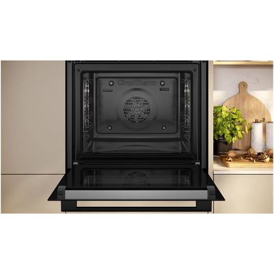 Neff B2CCJ7AK0B N30 60cm Built In Self Cleaning Electric single Oven Black