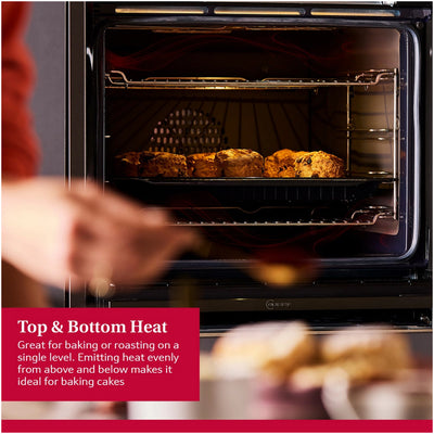 Neff B3ACE4AN3B N50 Slide & Hide 60cm Built In Electric Single Oven Stainless Steel A+ Rated