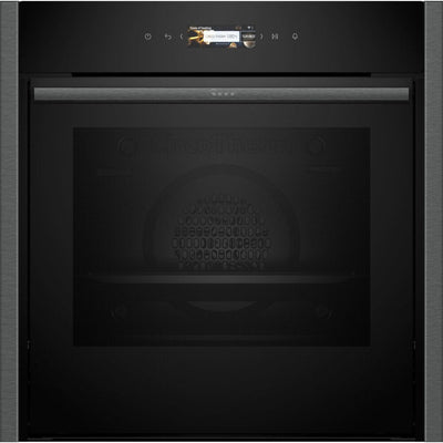 Neff B54CR31G0B N70 Slide and Hide Built-In Electric Single Oven Graphite Grey