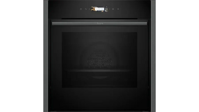Neff B54CR71G0B N70 Slide and Hide Built-In Electric Single Oven Graphite Grey