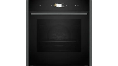Neff B64FS31G0B N90 Slide and Hide Built-In Electric Single Oven Graphite