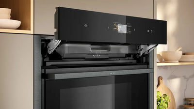 Neff B64VS71G0B N90 Slide and Hide Built-In Electric Single Oven Graphite