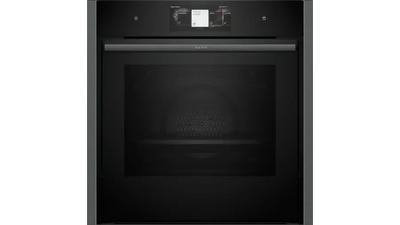 Neff B64VT73G0B N90 Slide and Hide Built-In Electric Single Oven Graphite