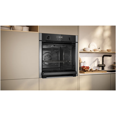 Neff B6ACH7AN7B N50 Slide and Hide Built In Self Cleaning Single Electric Oven Stainless steel