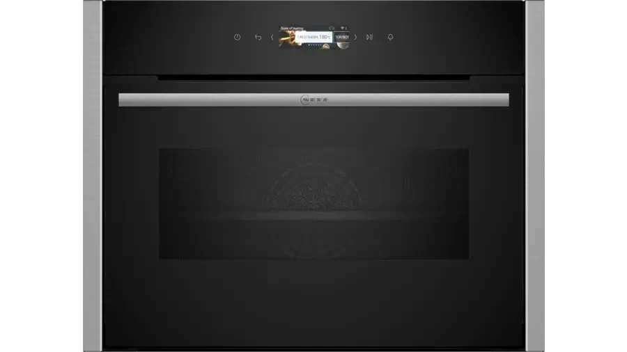 Neff C24MR21N0B N70 Built-In Compact Oven with Microwave Stainless Steel