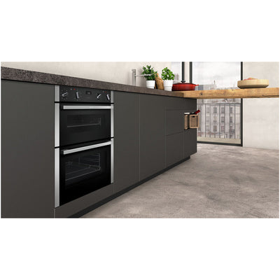 Neff J1ACE2HN0B N50 Built Under Electric Double Oven Stainless Steel