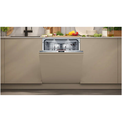 Neff S197YCX05G N70 Fully Integrated Full Size Zeolith Smart Dishwasher with 14 Place Settings