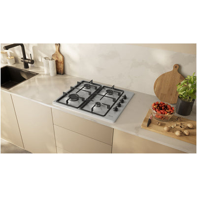 Neff T26BKP6N0 N30 60cm Stainless Steel Gas Hob