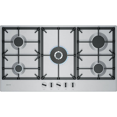 Neff T29CIR8N0 N70 Flame Select 90cm Stainless Steel Gas Hob