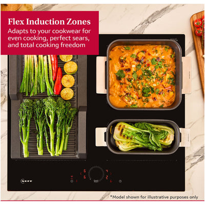 Neff T69FHV4L0 N70 90cm Flex Induction Hob with Twist Touch Control