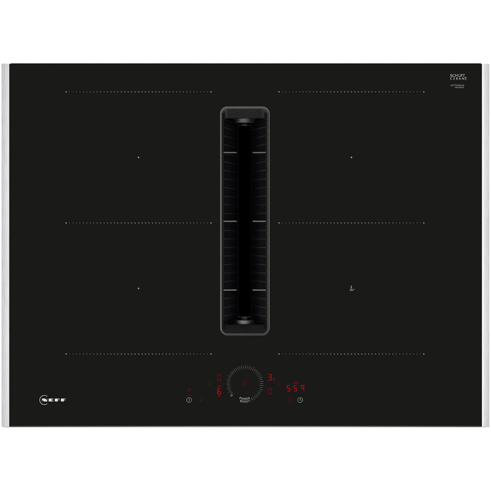 Neff V57THQ4L0 70cm Induction Hob with Integrated Ventilation System