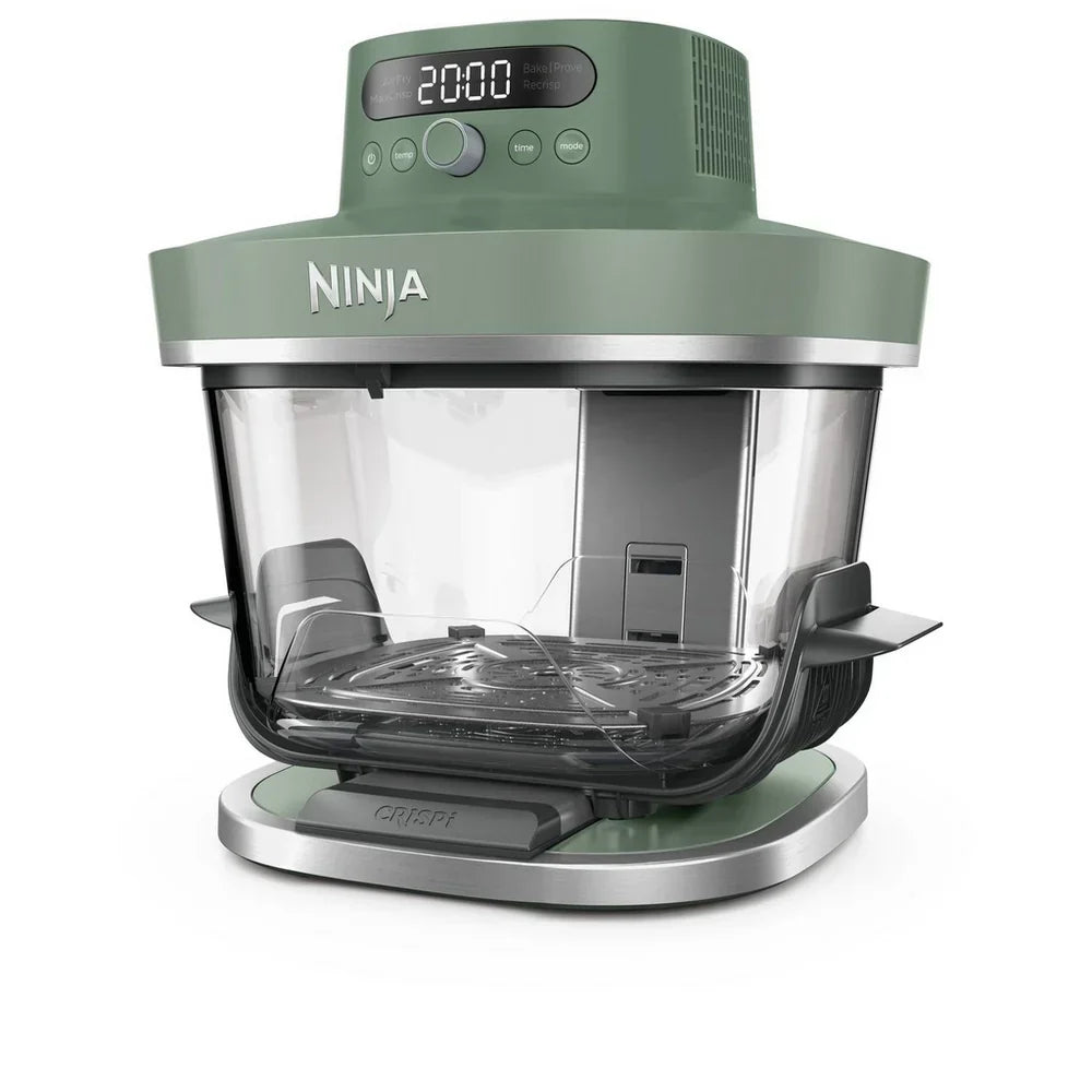 Ninja AS090UKGN CRISPi PRO 5-in-1 XL Glass Air Fryer Green