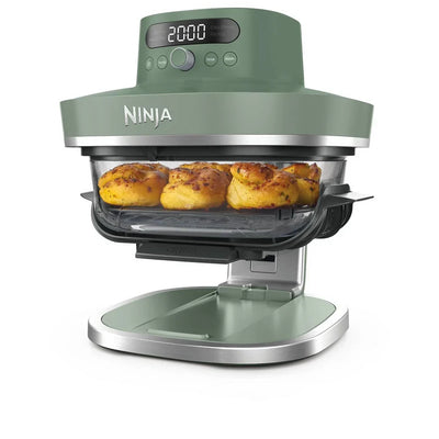 Ninja AS090UKGN CRISPi PRO 5-in-1 XL Glass Air Fryer Green