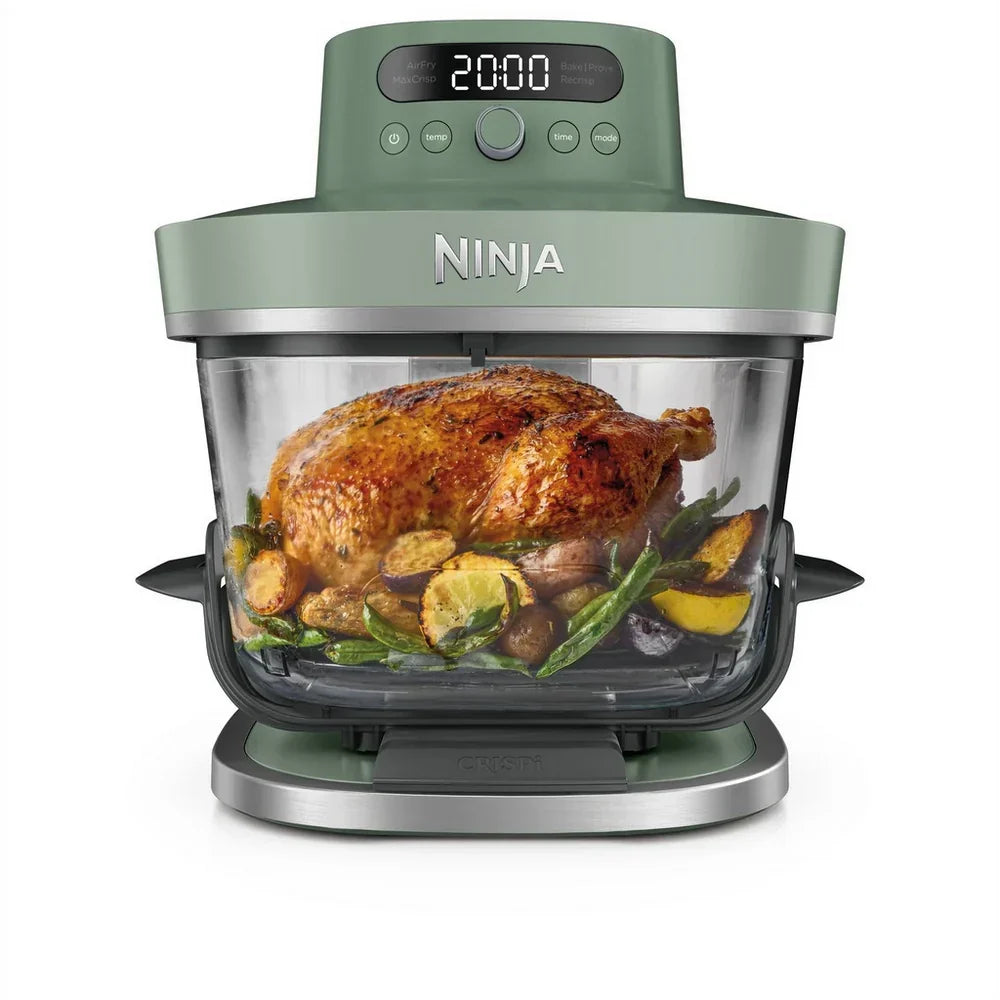Ninja AS090UKGN CRISPi PRO 5-in-1 XL Glass Air Fryer Green