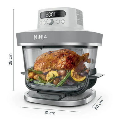 Ninja AS090UKWH CRISPi PRO 5-in-1 XL Glass Air Fryer White