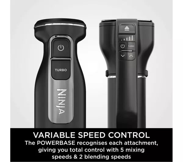 Ninja CI090UK Foodi 2-in-1 Hand Blender & Mixer Black