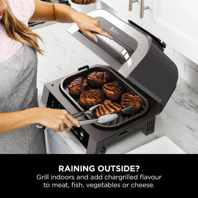 Ninja DG551UK 6-in-1 MAX Air Fryer & Grill Black & Stainless Steel
