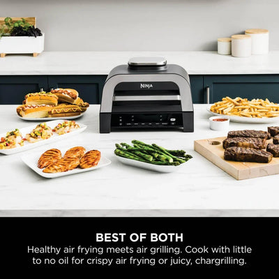 Ninja DG551UK 6-in-1 MAX Air Fryer & Grill Black & Stainless Steel
