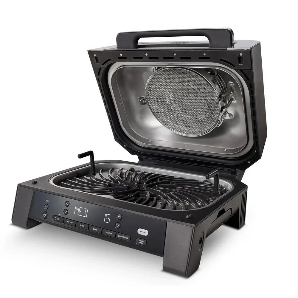 Ninja DG551UK 6-in-1 MAX Air Fryer & Grill Black & Stainless Steel