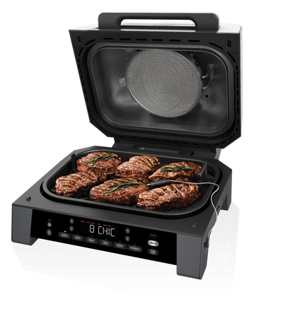 Ninja DG551UK 6-in-1 MAX Air Fryer & Grill Black & Stainless Steel