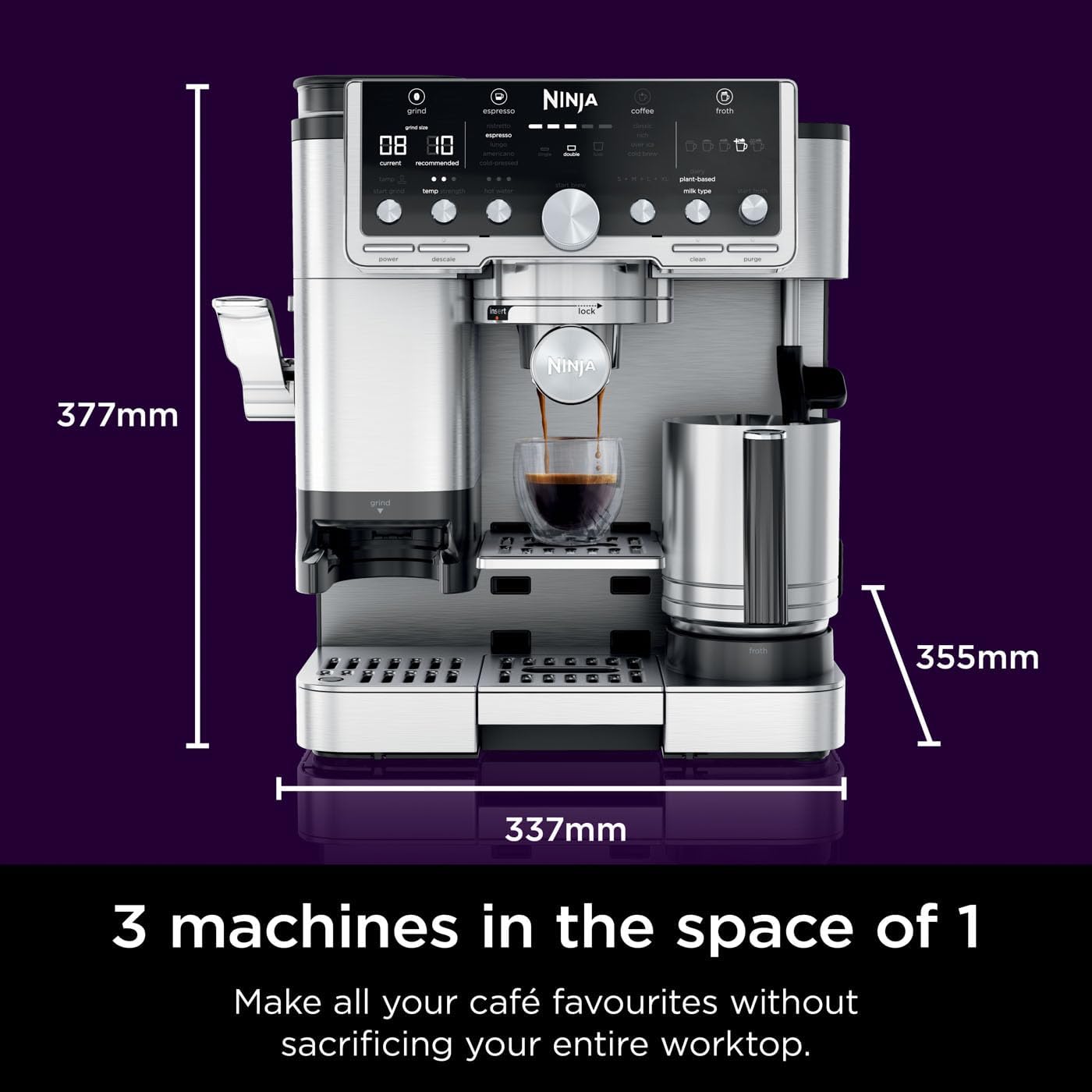 Ninja ES701UK Luxe Cafe Pro Series Espresso Coffee Machine