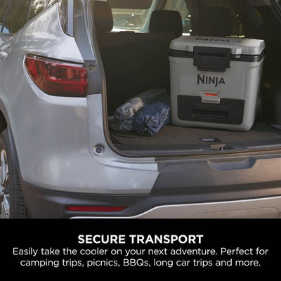 Ninja FB230UKGY FrostVault 30QT 28L Wheeled Cooler with Dry Zone Slate Grey