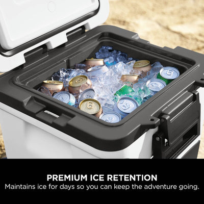 Ninja FB230UKWH FrostVault 30QT 28L Wheeled Cooler with Dry Zone Cloud White