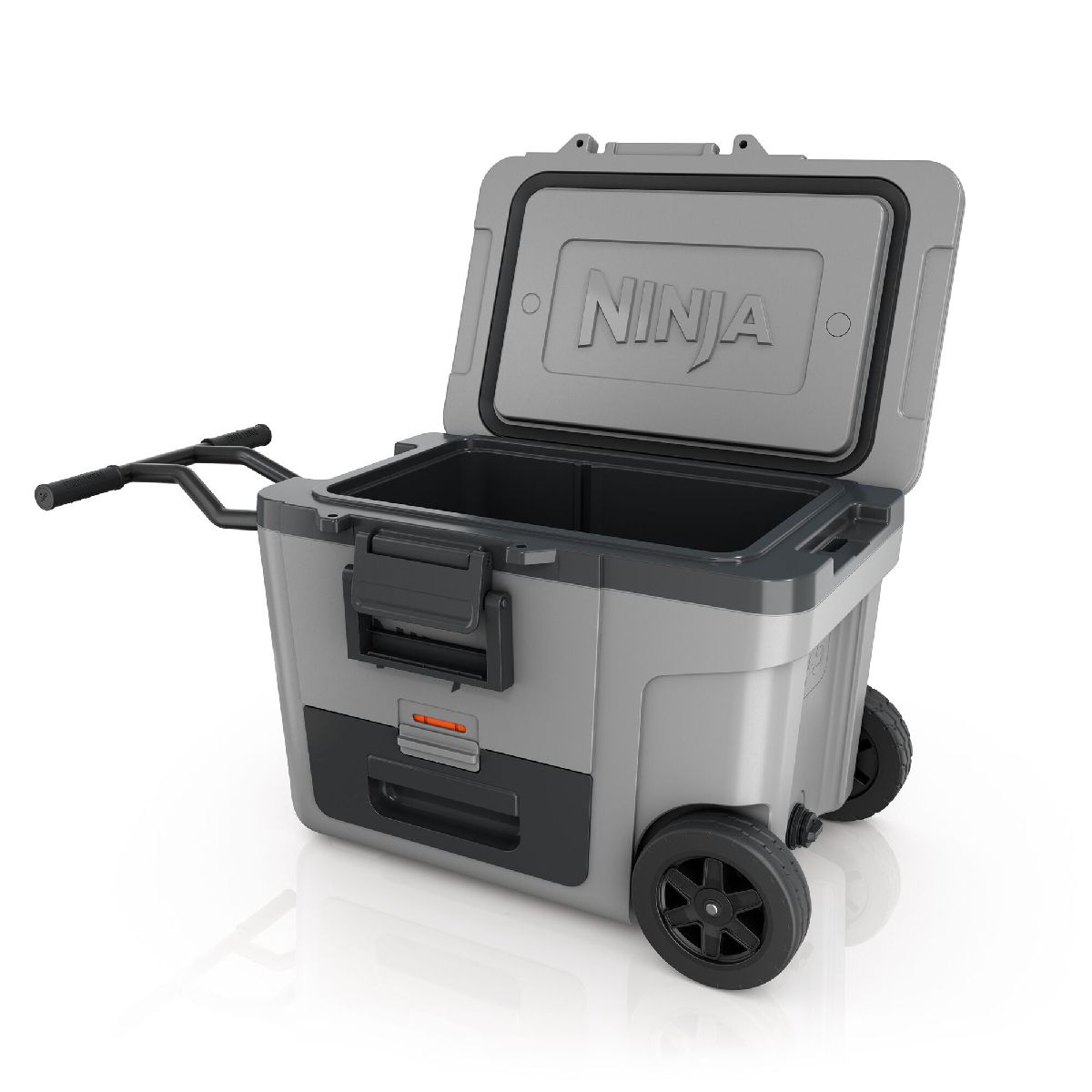 Ninja FB245UKGY FrostVault 45QT 42L Wheeled Cooler with Dry Zone Slate Grey