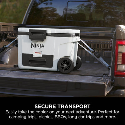 Ninja FB245UKWH FrostVault 45QT 42L Wheeled Cooler with Dry Zone Cloud White