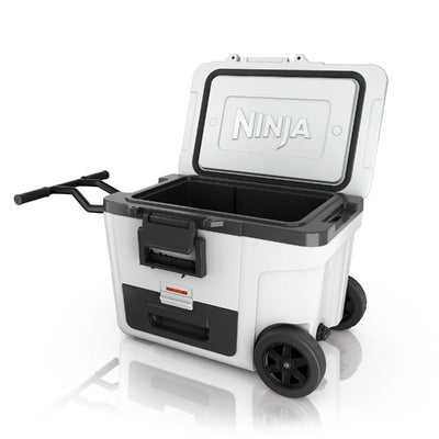 Ninja FB245UKWH FrostVault 45QT 42L Wheeled Cooler with Dry Zone Cloud White