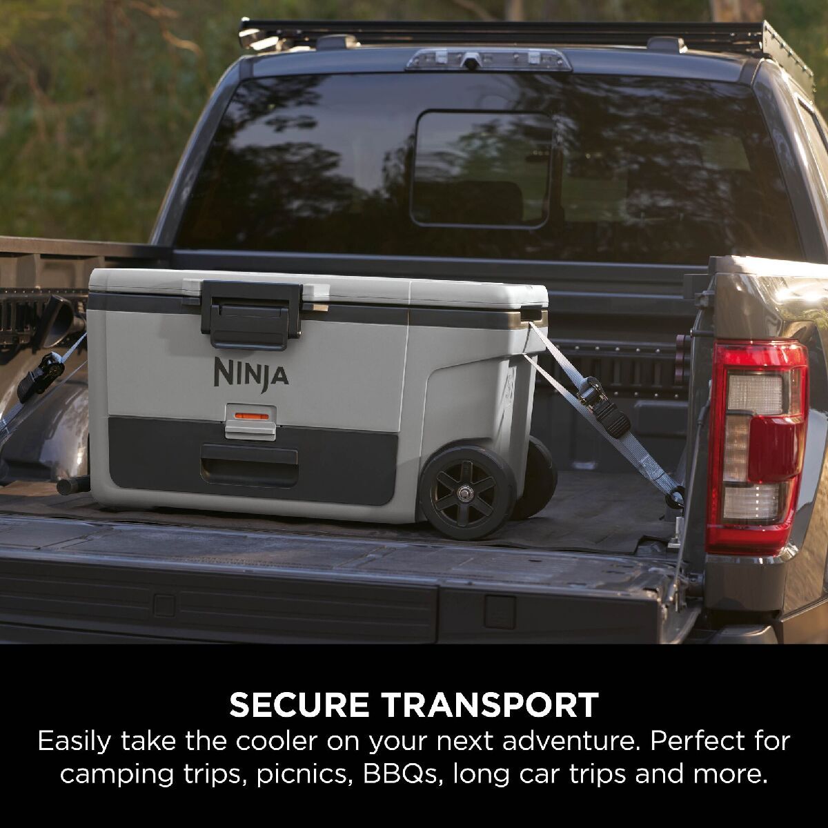 Ninja FB265EUUKGY FrostVault 65QT 61L Wheeled Cooler with Dry Zone Slate Grey
