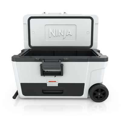 Ninja FB265EUUKWH FrostVault 65QT 61L Wheeled Cooler with Dry Zone Cloud White